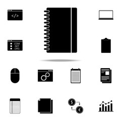 notebook icon. web icons universal set for web and mobile