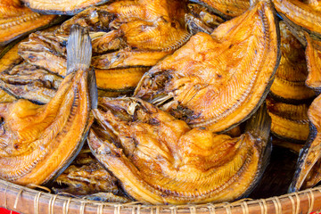 Thai Dried Seafood Fish Market