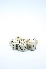lucky white dice
