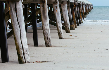 Henley pier beach, Adelaide, Australia
