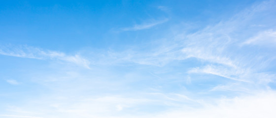 Fototapeta Clouds on a blue sky as background obraz