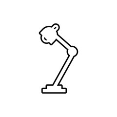 table light glyph icon. Element of Furniture for mobile concept and web apps icon. Thin line icon for website design and development, app development