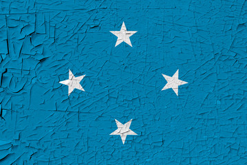 Micronesia painted flag