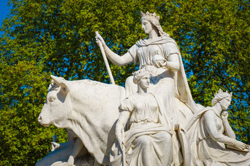 The Albert Memorial in London, UK