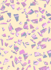 Obraz premium Trendy seamless terrazzo pattern. Abstract texture marble flooring vector illustration