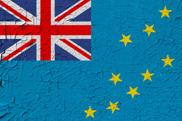 Tuvalu painted flag
