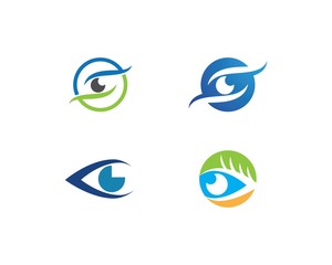Eye care logo vector