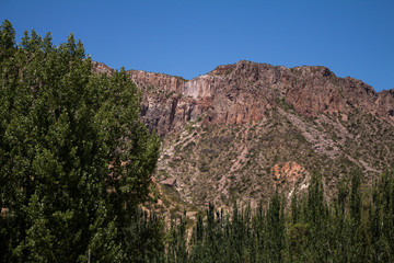 Canyon of the Atuel River in the province of Mendoza.