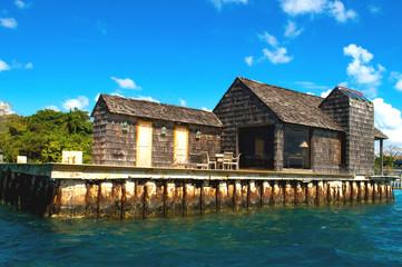 Old Shack on the harbor