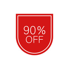 color tag discount 70% big sale icon. Element of discount tag. Premium quality graphic design icon. Signs and symbols collection icon for websites, web design, mobile app