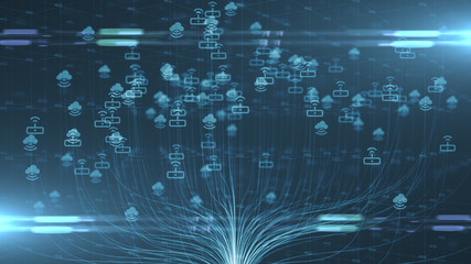 Connected devices Internet of things (IoT) cloud computing data network