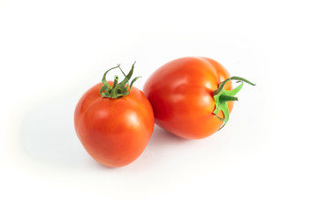 tomato isolated on white background and clipping path.