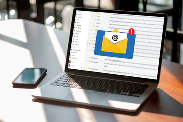 Mail Communication Connection message to mailing contacts phone Global Letters Concept