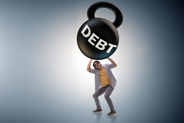 Concept of student loan and expensive education