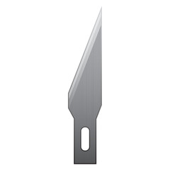 Realistic Xacto Knife Cutting Vector Icon Illustration Graphic