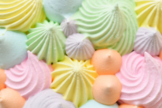 Pastel Meringue Texture Background