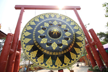 Big gong in temple