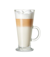 cup of coffee isolated on white background