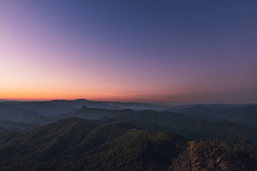 Evening sky Twilight sunset Landscap deep