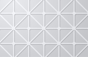 Fototapeta na wymiar Grey abstract background with white geometric textured pattern.