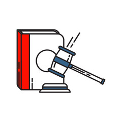 Auction icon | Business and Finance - with Outline Filled Style