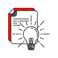 Idea icon | Business and Finance - with Outline Filled Style