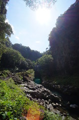 river in mountains