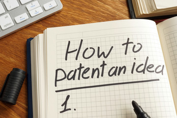 How to patent an idea written in the note. Copyright law.