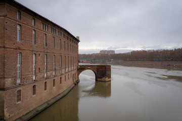 Toulouse, France - 12 16 2018: La Grave Hospital