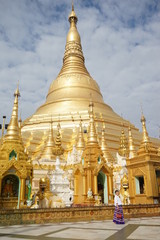 Fototapeta premium Pagode Schwedagon Yangoon Myanmar