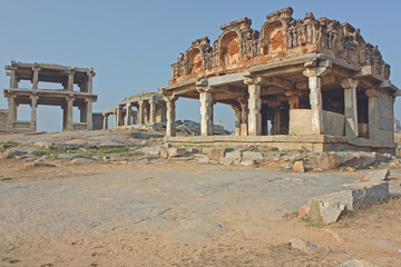 Ancient temples in Hampi, India