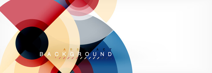 Obraz premium Modern circle background