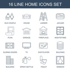 16 home icons
