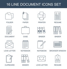 document icons