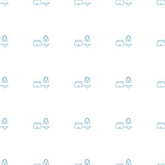 swimsuit icon pattern seamless white background