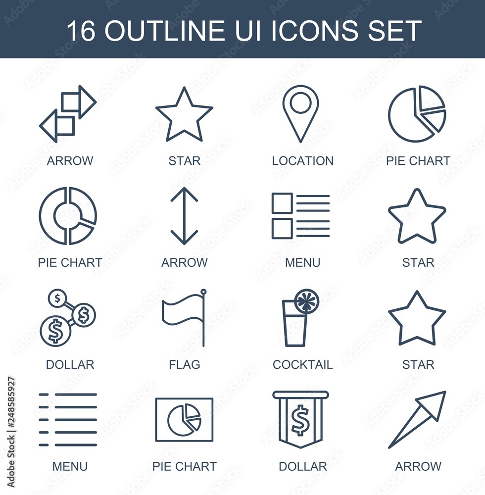 Poster 16 ui icons