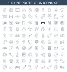 Obraz na płótnie Canvas protection icons
