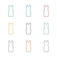 dress icon white background