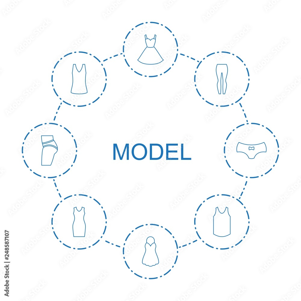 Sticker 8 model icons