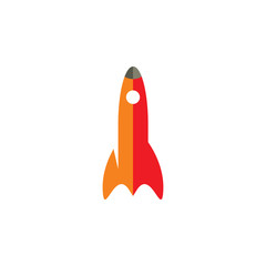 Cartoon rocket icon