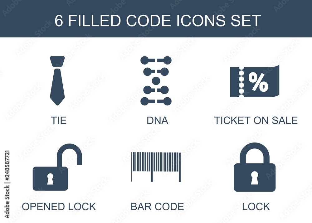 Poster code icons