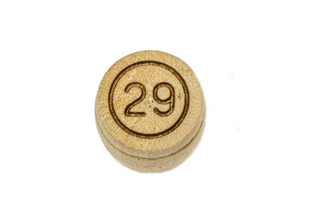 Barrel for lotto number twenty nine.