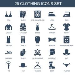 25 clothing icons