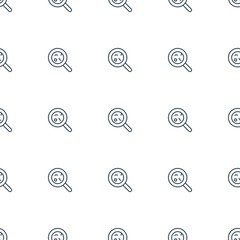 bacteria icon pattern seamless white background