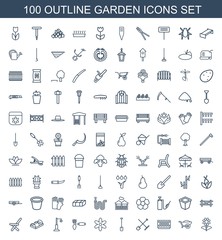 100 garden icons