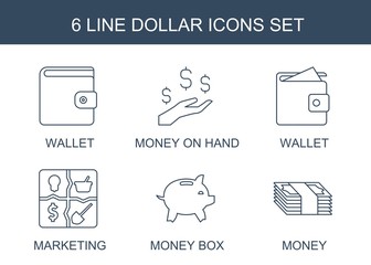 dollar icons
