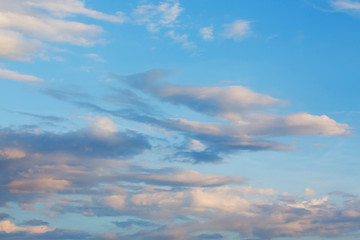 Fototapeta na wymiar cloudy on blue sky