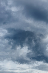 Fototapeta premium rain cloud dramatic moody sky background