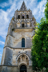 Fototapeta premium Abbatiale de Saint-Maixent l'école, Deux-Sèvres.