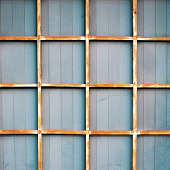 Colourful rusty panels background pattern
